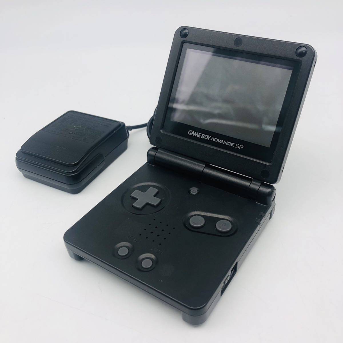 Nintendo GAMEBOY ADVANCE SP オニキスブラック 本体 純正充電器 