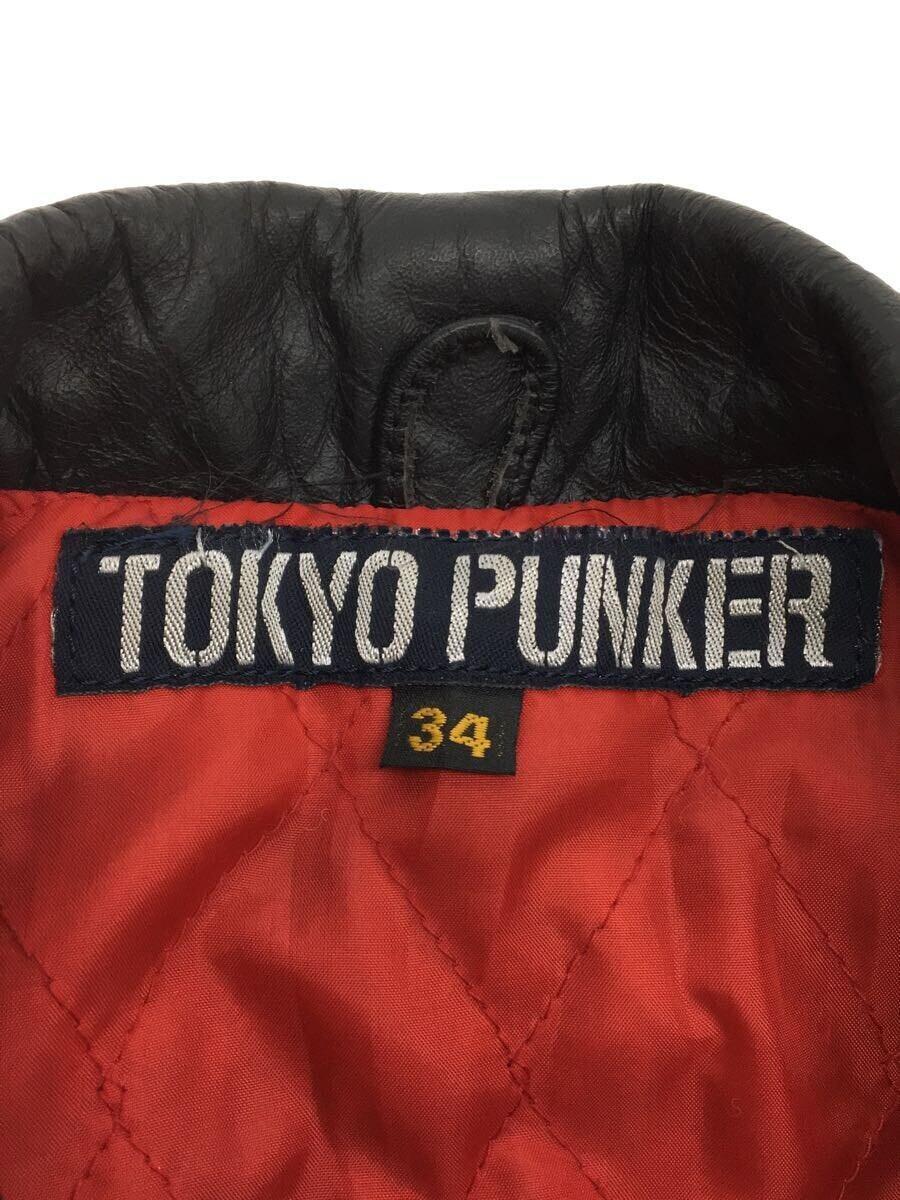 TOKYO PUNKER/ダブルライダースジャケット/BLK/34 TOKYO 2026年最新