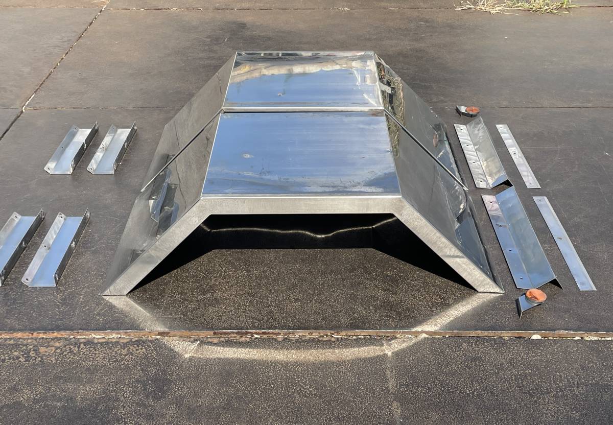 リアフェンダー☆左右セット☆幅118CM☆ステンレス製☆12点☆即決