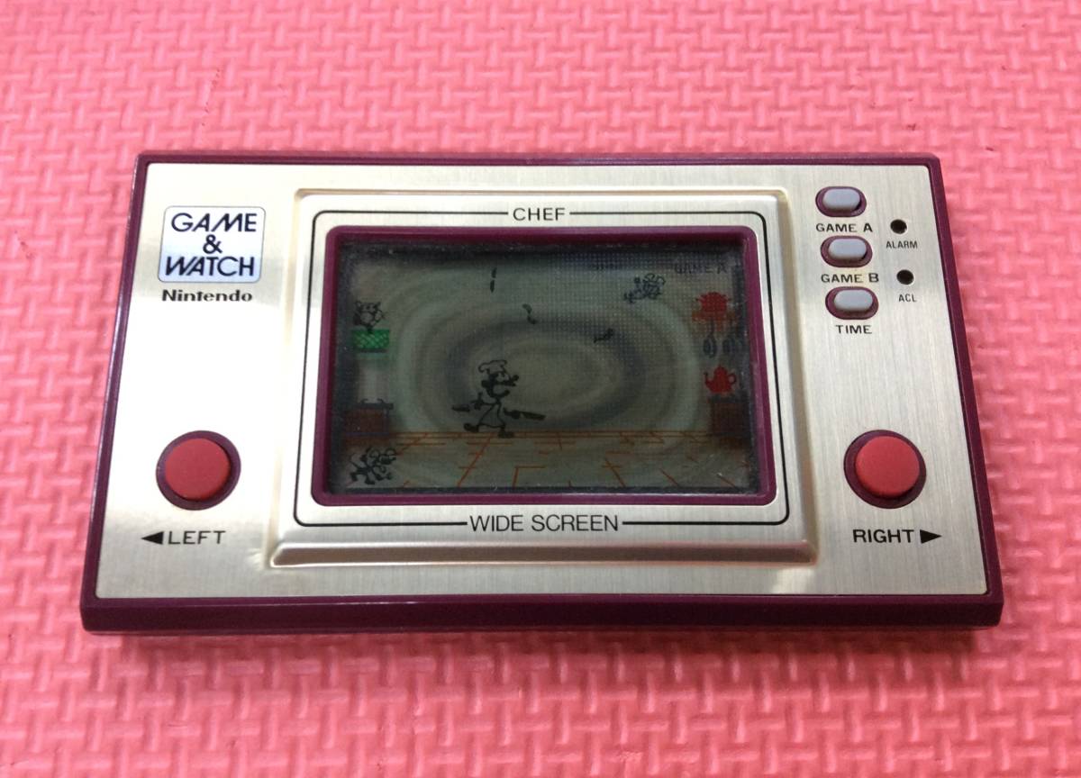 GM2270/60/0】ジャンク☆任天堂 GAME&WATCH シェフ☆FP-24☆CHEF