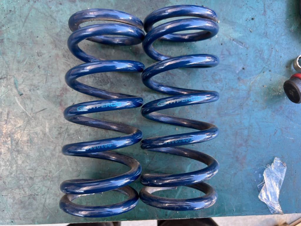 HYPERCO(ハイパコ) 直巻スプリング ID:65 自由長:8インチ(203.2mm) レート:400ポンド(7.1kgf/mm) [188B0400] 2本セット(SBE22)