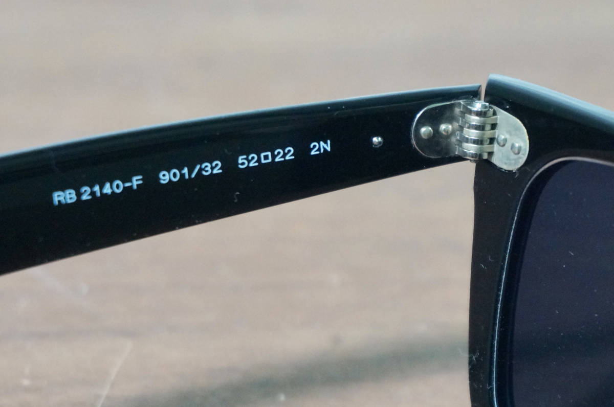 中古美品 Ray-Ban レイバン サングラス ウェイファーラー RB2140-F 901 