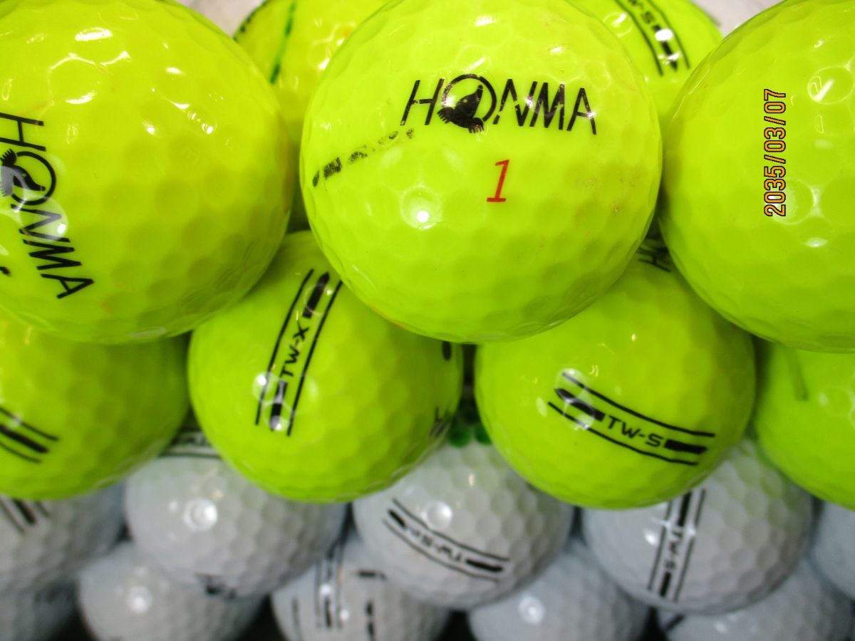 5544【特A2級】ホンマ HONMA TW-S/X [イエロー/ホワイト] 50個 【公式