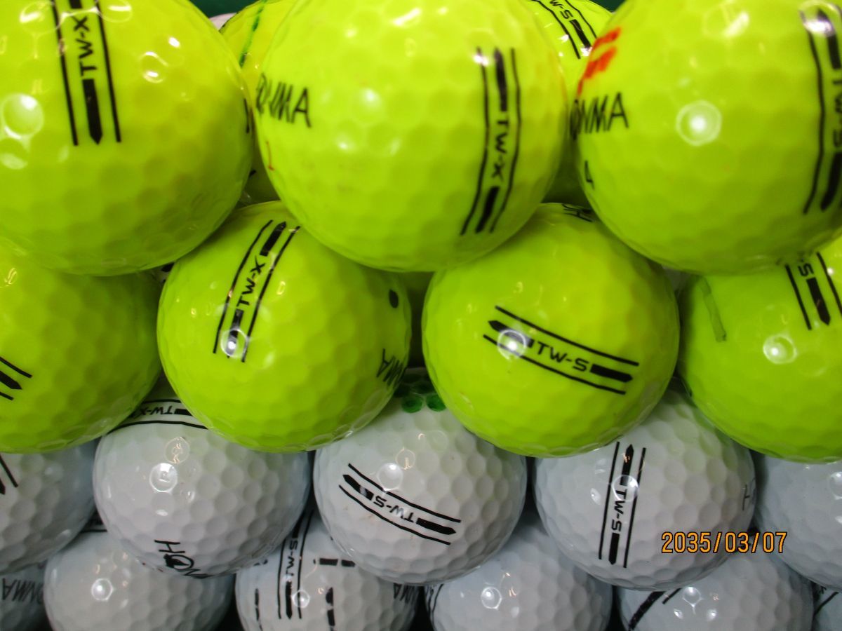5544【特A2級】ホンマ HONMA TW-S/X [イエロー/ホワイト] 50個 【公式