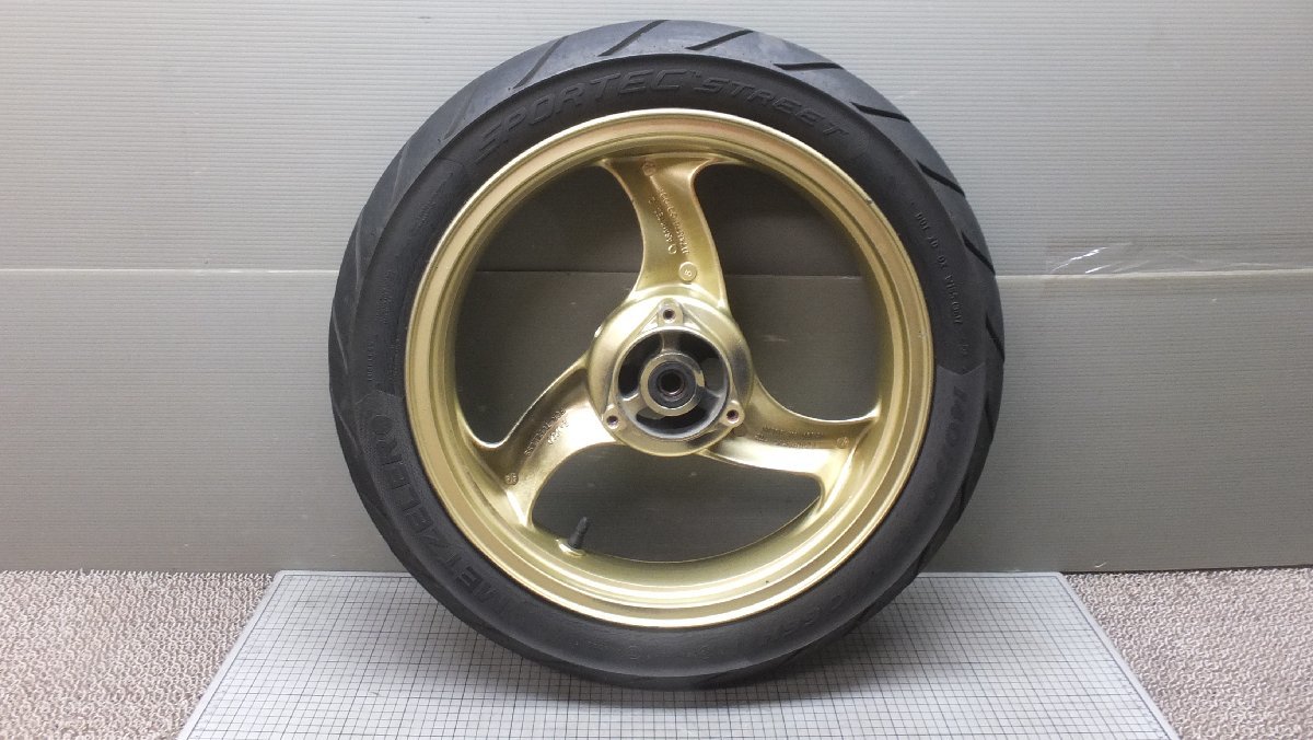 VA バリオス2 ZR250B リアホイール 17x4.00 金 ゴールド 検 KAWASAKI