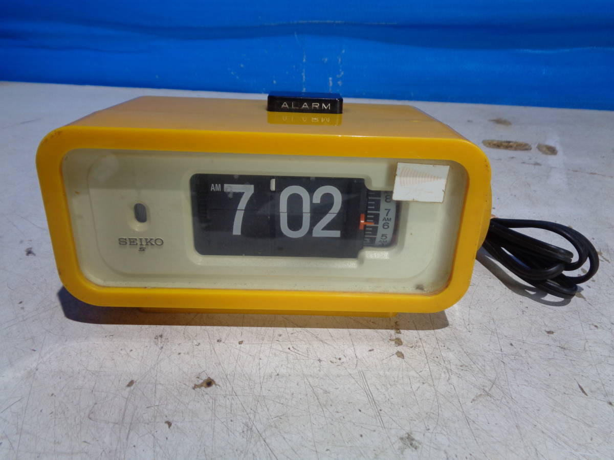 昭和レトロ SEIKO DP666T パタパタ時計 置き時計 現状で