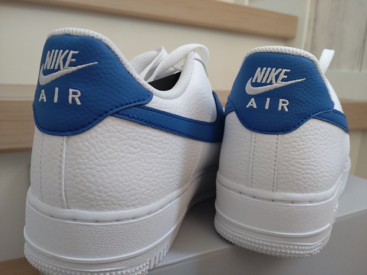 NIKE AIR FORCE1 LOW ナイキ エア フォース 1 ロー 07 白 ホワイト 青 