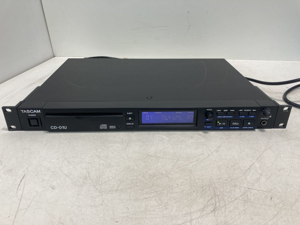 TASCAM TASCAM CDプレーヤー 業務用 CD-01U タスカム 1Uラックマウント
