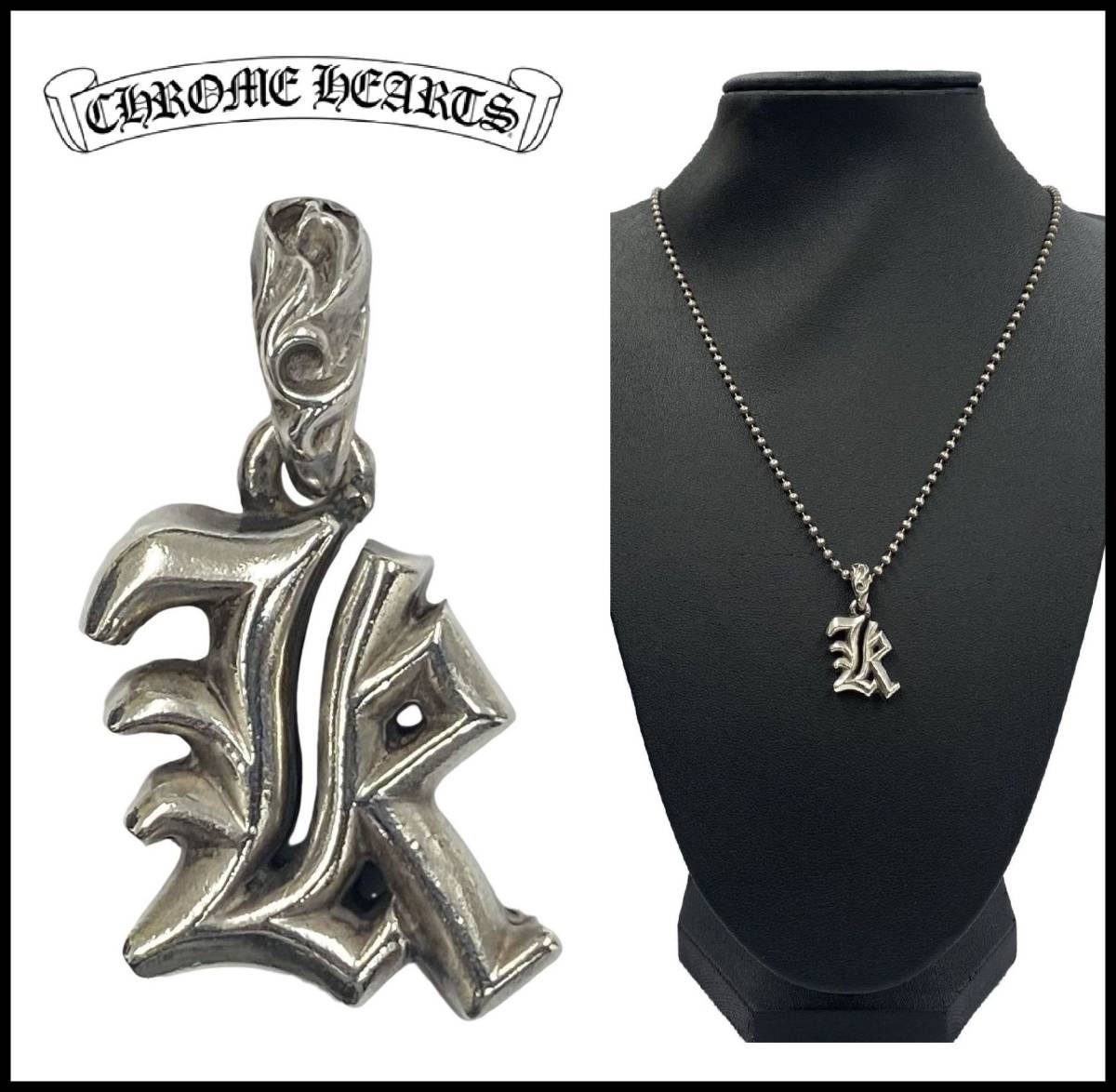 ☆インボイス原本付☆ CHROME HEARTS クロムハーツ ALPHABET K