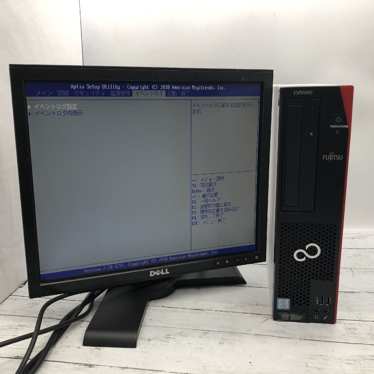 ESPRIMO 富士通 D588⁄TX Fujitsu : i3 Desktop D588⁄TX Windows Core