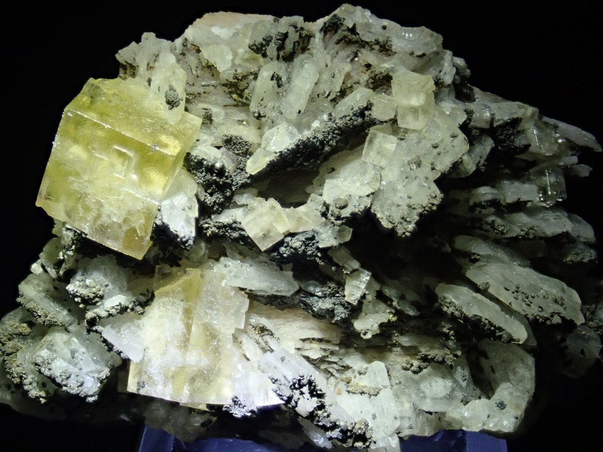 希少Hermine Mine産　フローライト&バライト　蛍石&重晶石　原石　標本