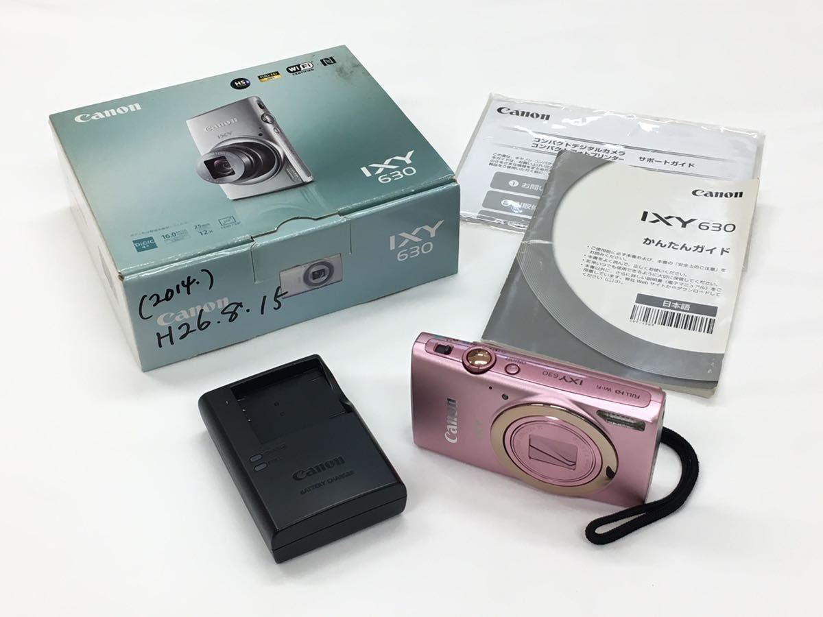 IXY 0 Canon - デジタルカメラ キヤノン パープル 光学12倍ズーム 630