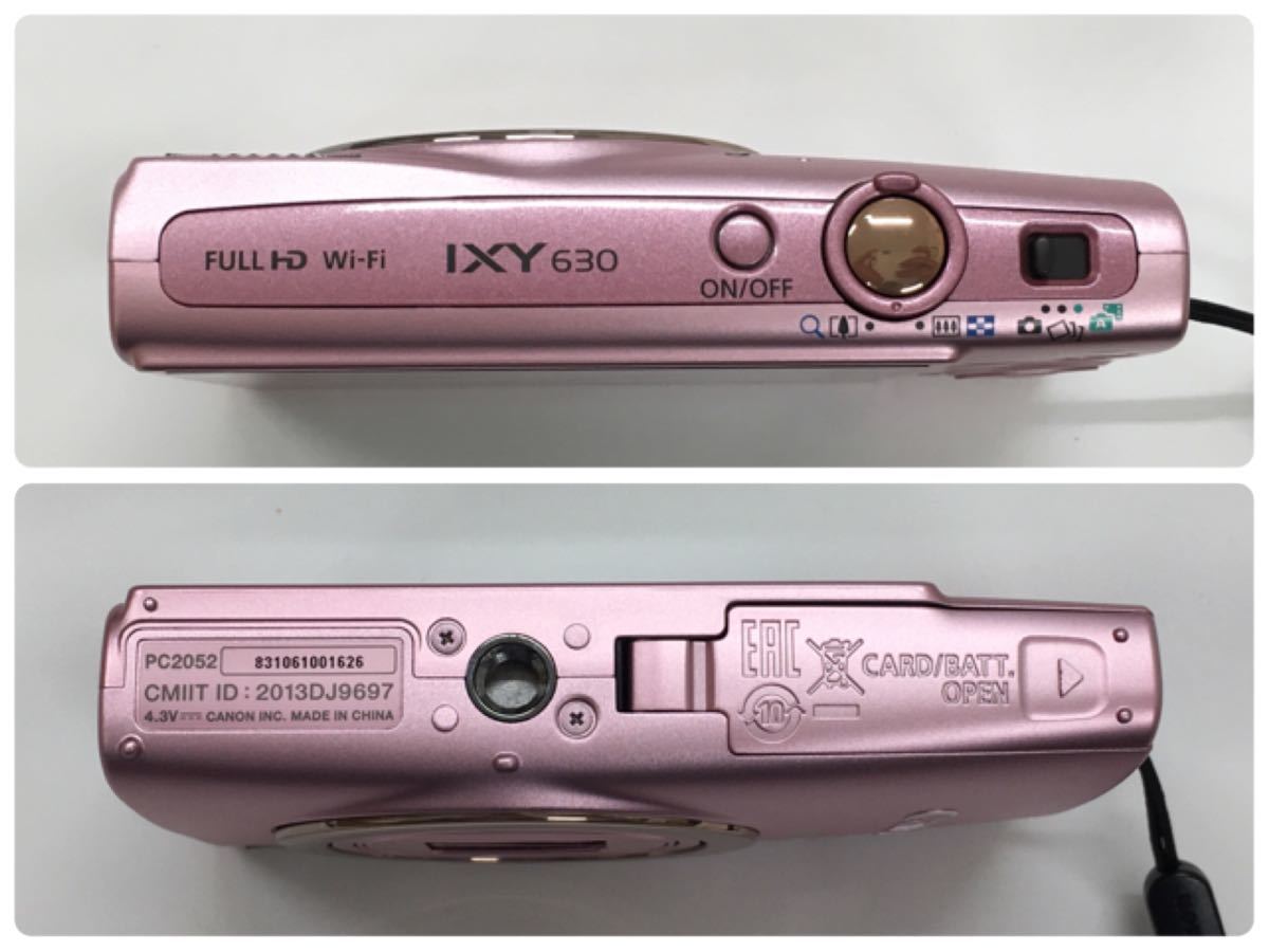 IXY 0 Canon - デジタルカメラ キヤノン パープル 光学12倍ズーム 630