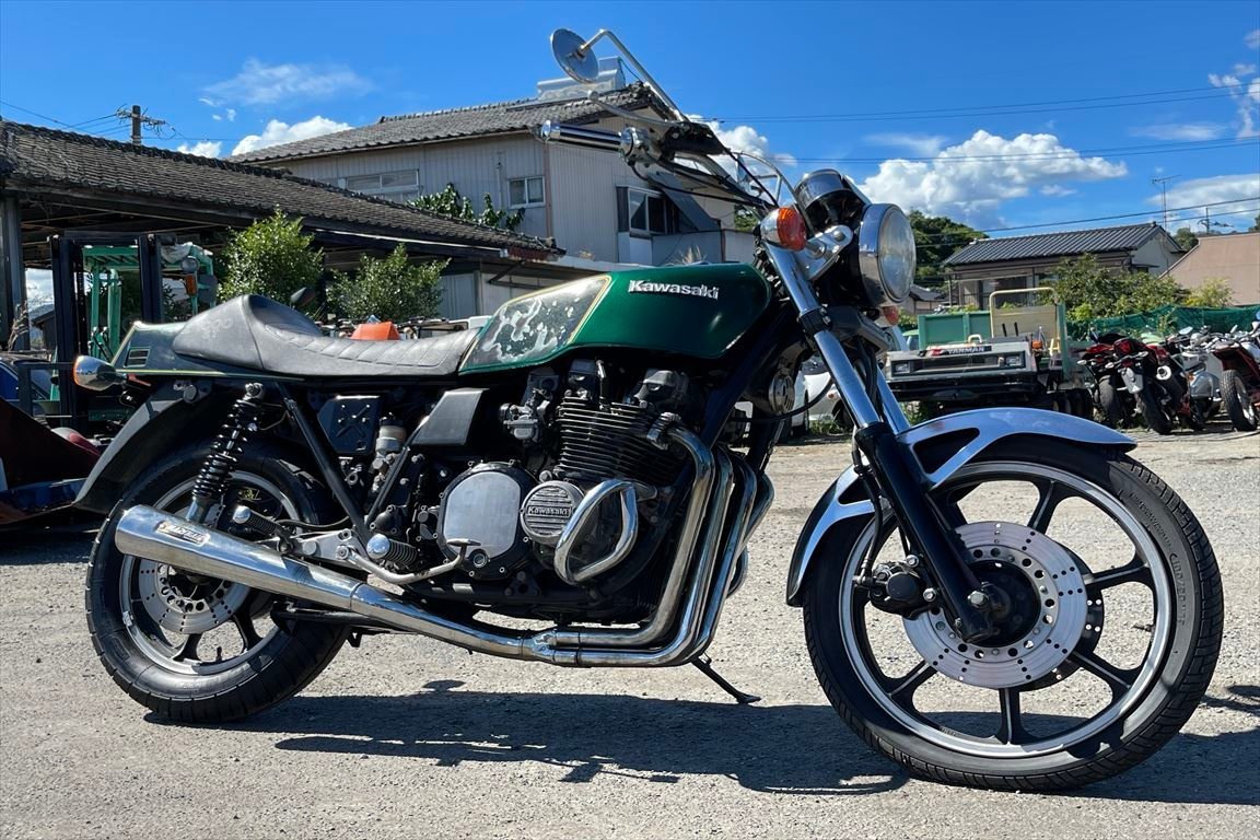 ②　かず Z1000ST（KZ1000MK2） 売り切り！1円スタート！旧車！ 社外マフラー