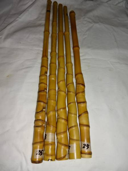 和竿製作用　布袋竹　グリップ用５本