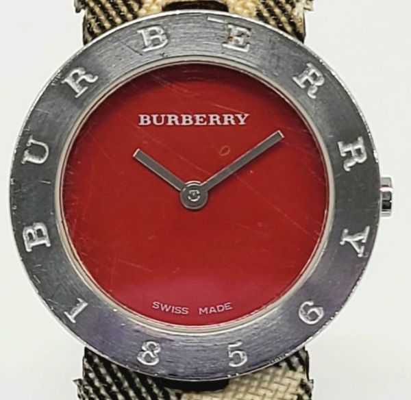 L309-K41-466◎BURBERRY バーバリー レディース腕時計 14100L クオーツ