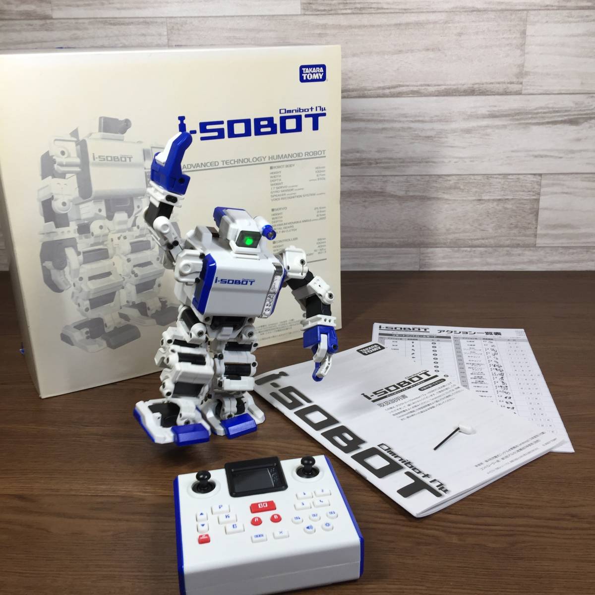 『エネループ欠品』TAKARATOMY タカラトミー i-SOBOT Omnibot17μ/アイソボット/2足歩行ロボ/おもちゃ