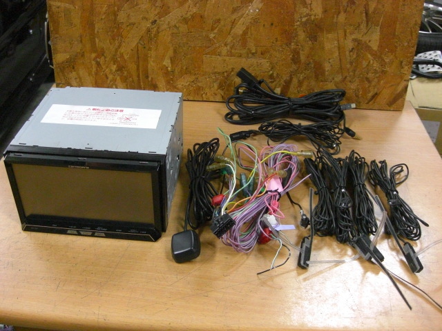 動作確認済 パイオニア カロッツェリア AVIC-ZH07 サイバーナビ HDDナビ CD DVD SD Bluetooth USB TV フルセグ 地デジ対応 地図 2011年製