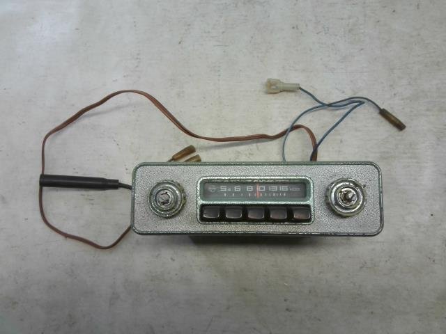 空冷 VW T-1 ビートル ヤナセ ナショナル ダブルネーム 純正カーラジオ