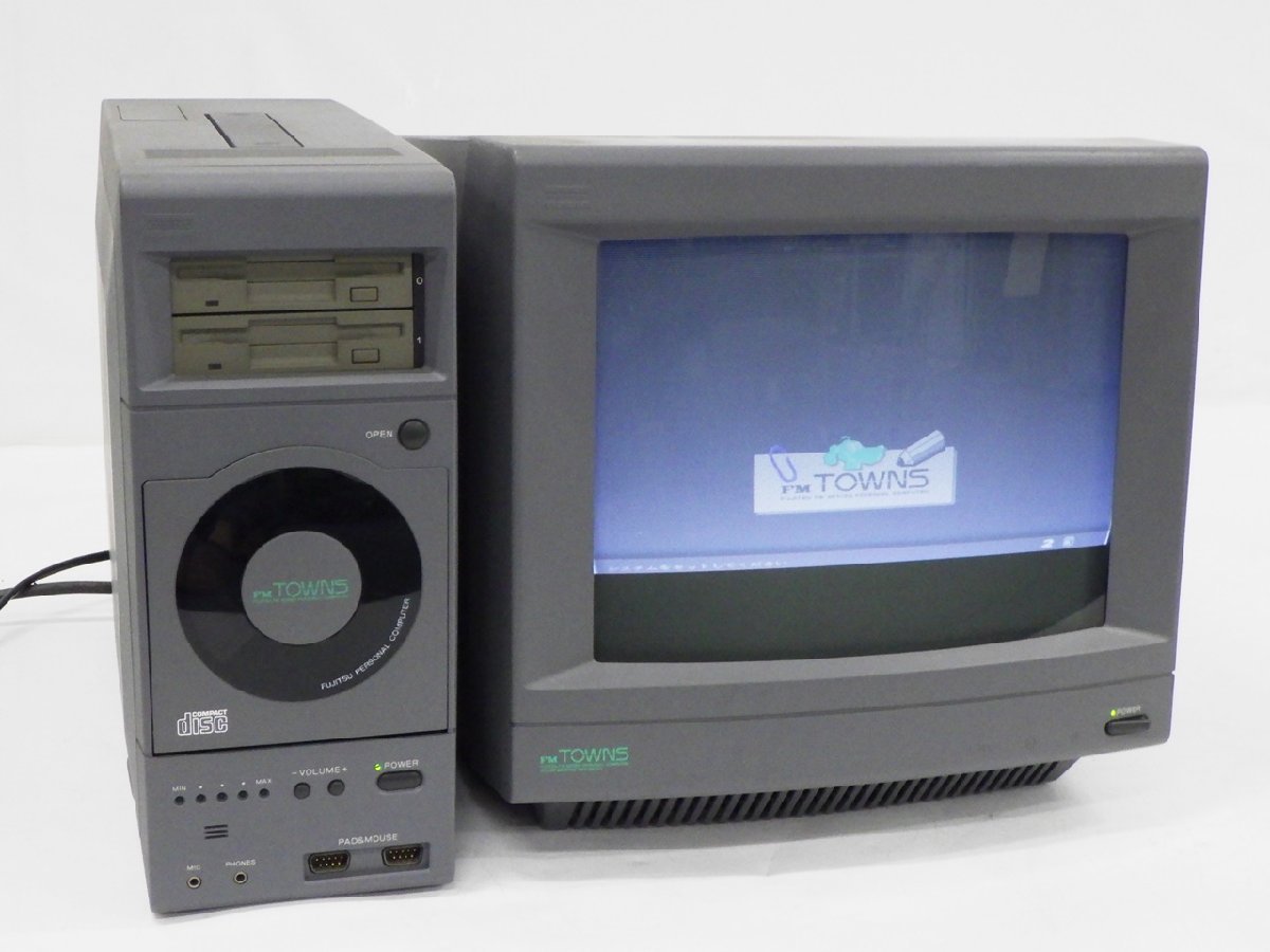 ○ FUJITSU 富士通 カラーCRTディスプレイ 14 FMT-DP531 FM TOWNS 