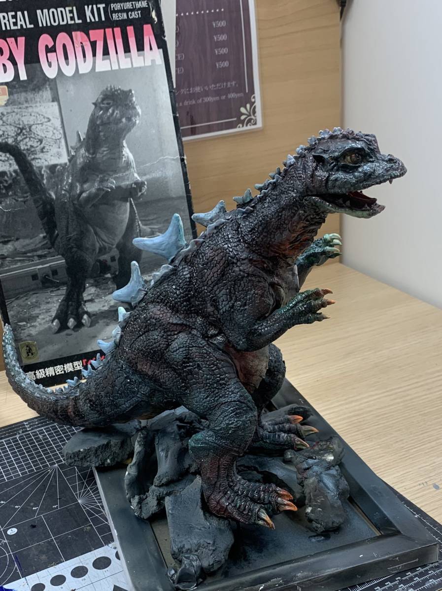 海洋堂 原詠人原型 ゴジラ1962 キンゴジ ガレージキット 海洋堂 原詠人