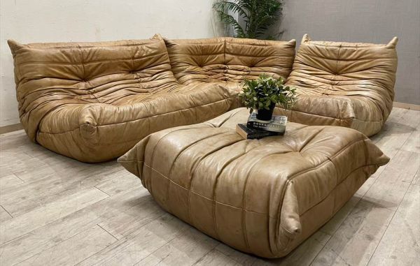 今週だけ値下げ】ligne roset / ユニーク リーン・ロゼ 皮革コーナー