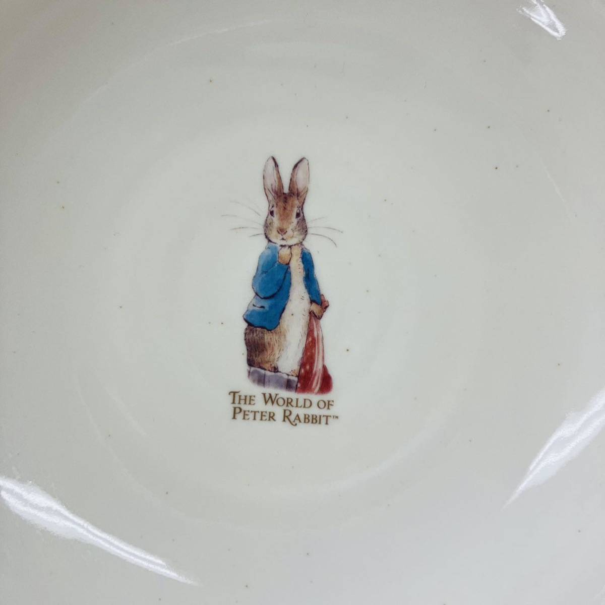 1円スタートピーターラビットお皿箸セット_3