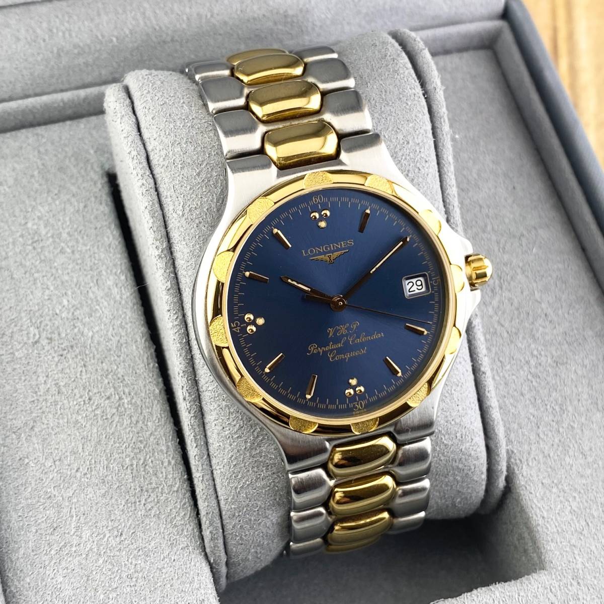 限定品 LONGINES ロンジン L1.627.3 CONQUEST コンクエスト V.H.P. 