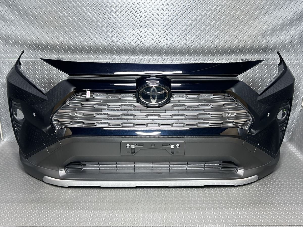 50系RAV4 純正フロントバンパー 黒メタ218ブラックメタリック 53113