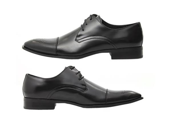 @ZINOアットジーノZN5806ロングノーズ消臭ビジネスシューズ24.5