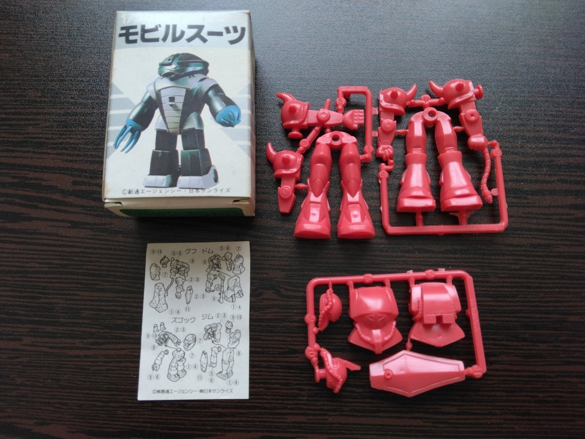 10 未組立 森永チョコスナック 機動戦士ガンダム 1/300スケールモデル 