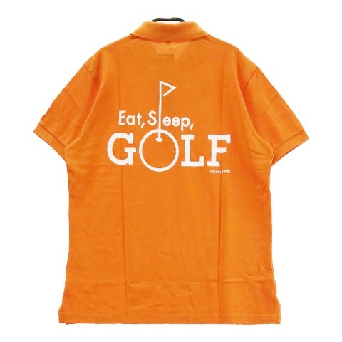 1円】【新品】PEARLY GATES パーリーゲイツ 半袖ポロシャツ オレンジ系
