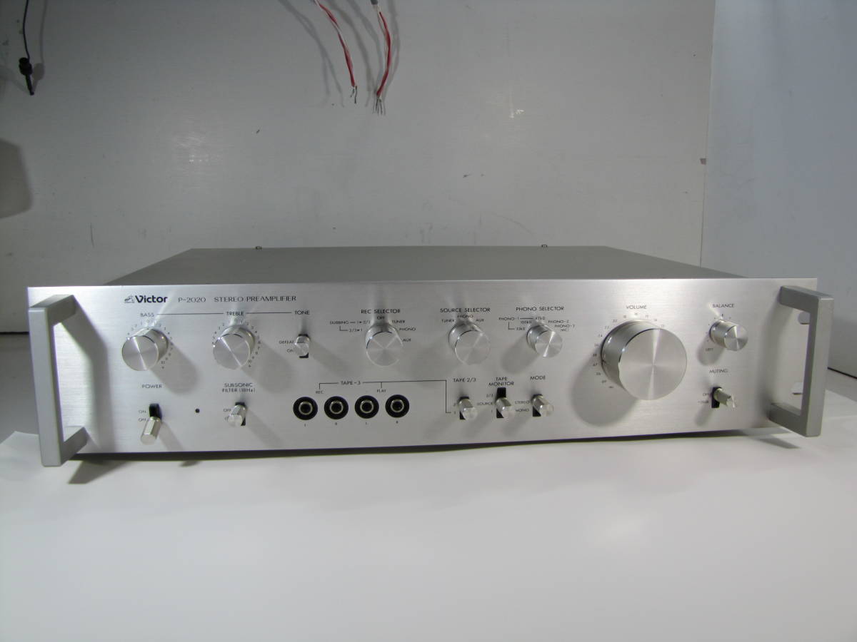 ビクターP-2020プリアンプ完動品