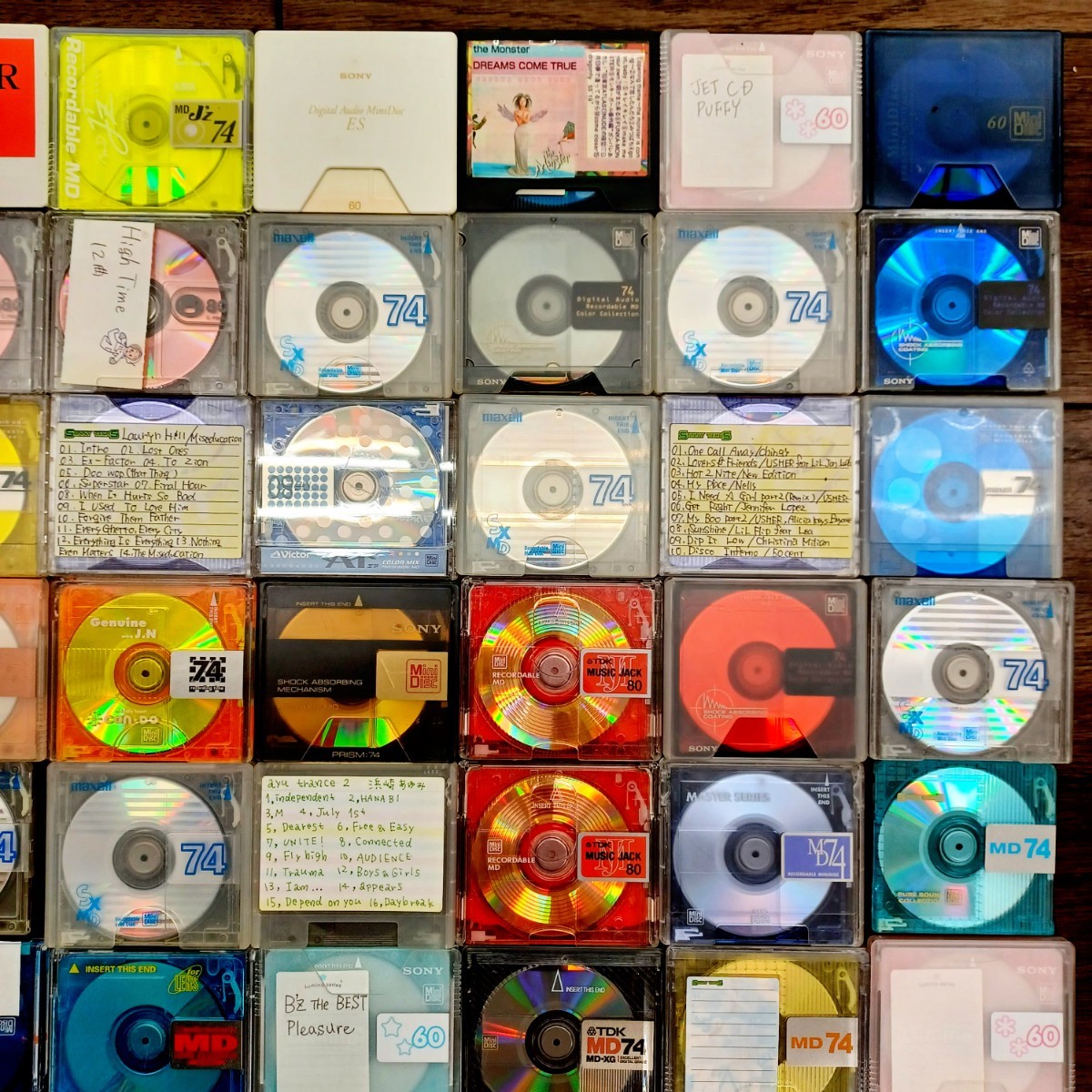 パナソニック、シャープ、ビクターのミニディスクプレーヤージャンク