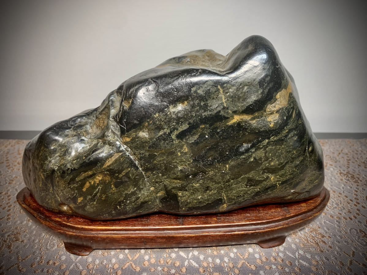 大人気再入荷 ☆※☆※時代 盆景道具 鑑賞石 水石 盆石 唐木台座
