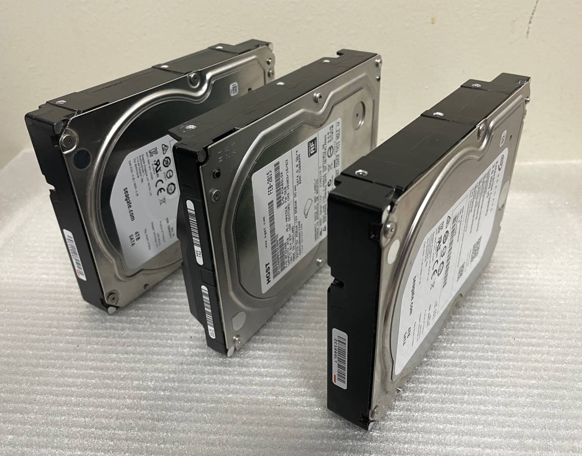 ● SEAGATE ● HGST ● 4TB ハードディスク 計3