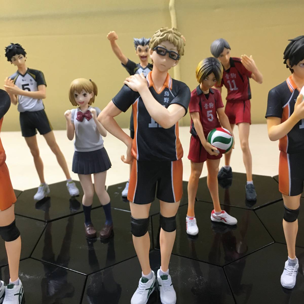 ○ハイキュー DXF フィギュア セット ジャンク 月島 山口 田中 清水