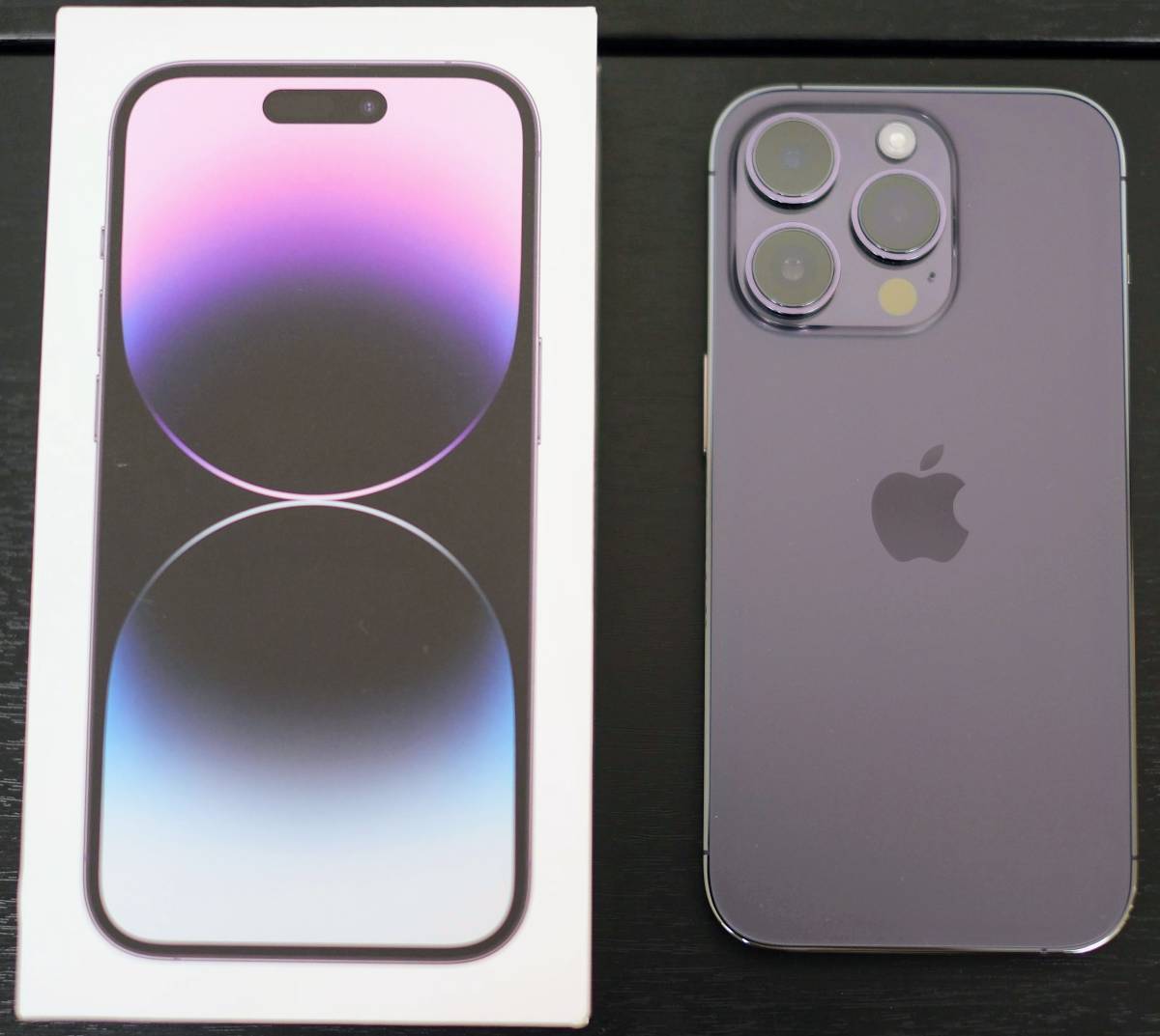 ☆新品同様 iPhone14 Pro MQ1E3J/A 256GB ディープパープル Apple SIM 