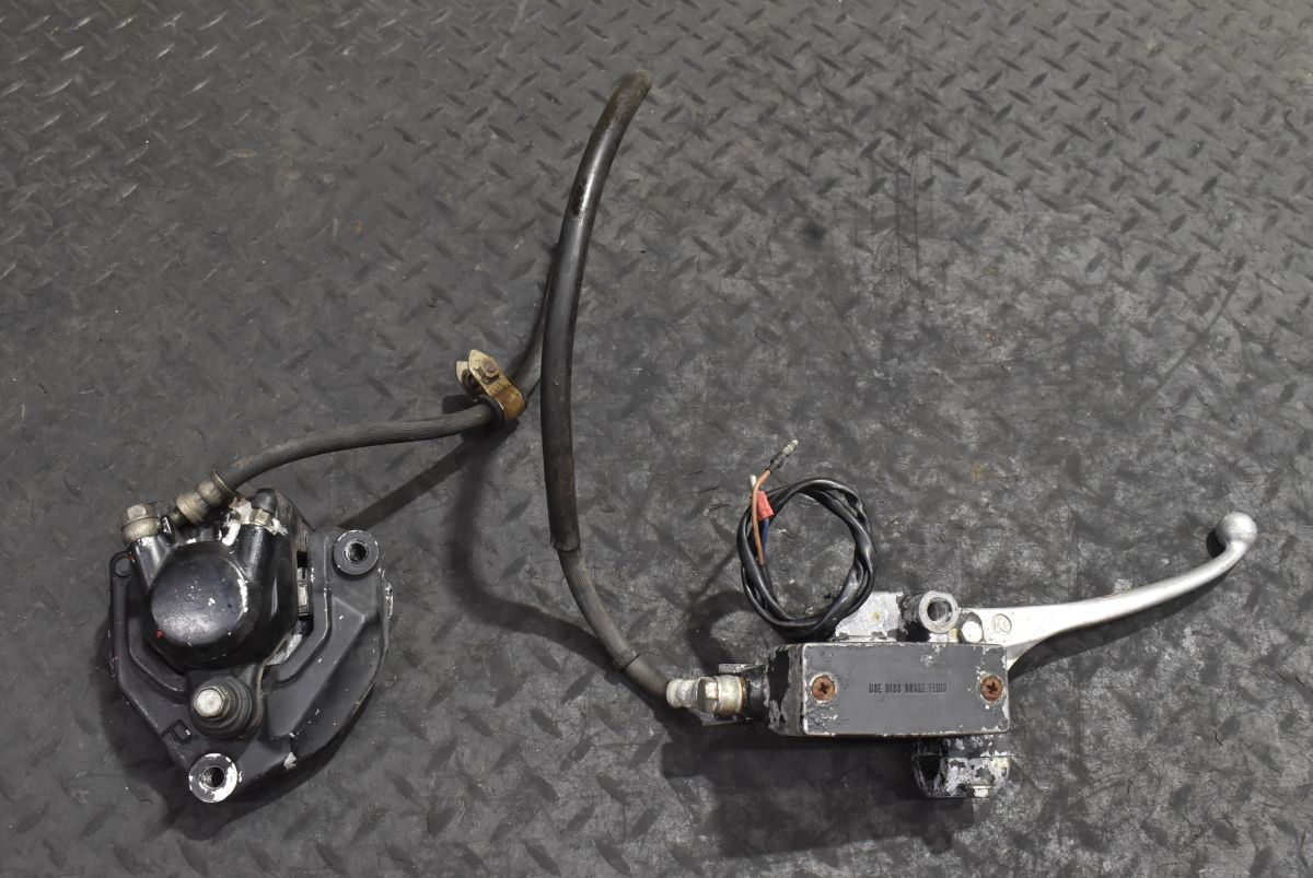 Y47 当時物 純正 XS360 フロントブレーキASSY 0001 検) XS250 XS400 GX250 GX400