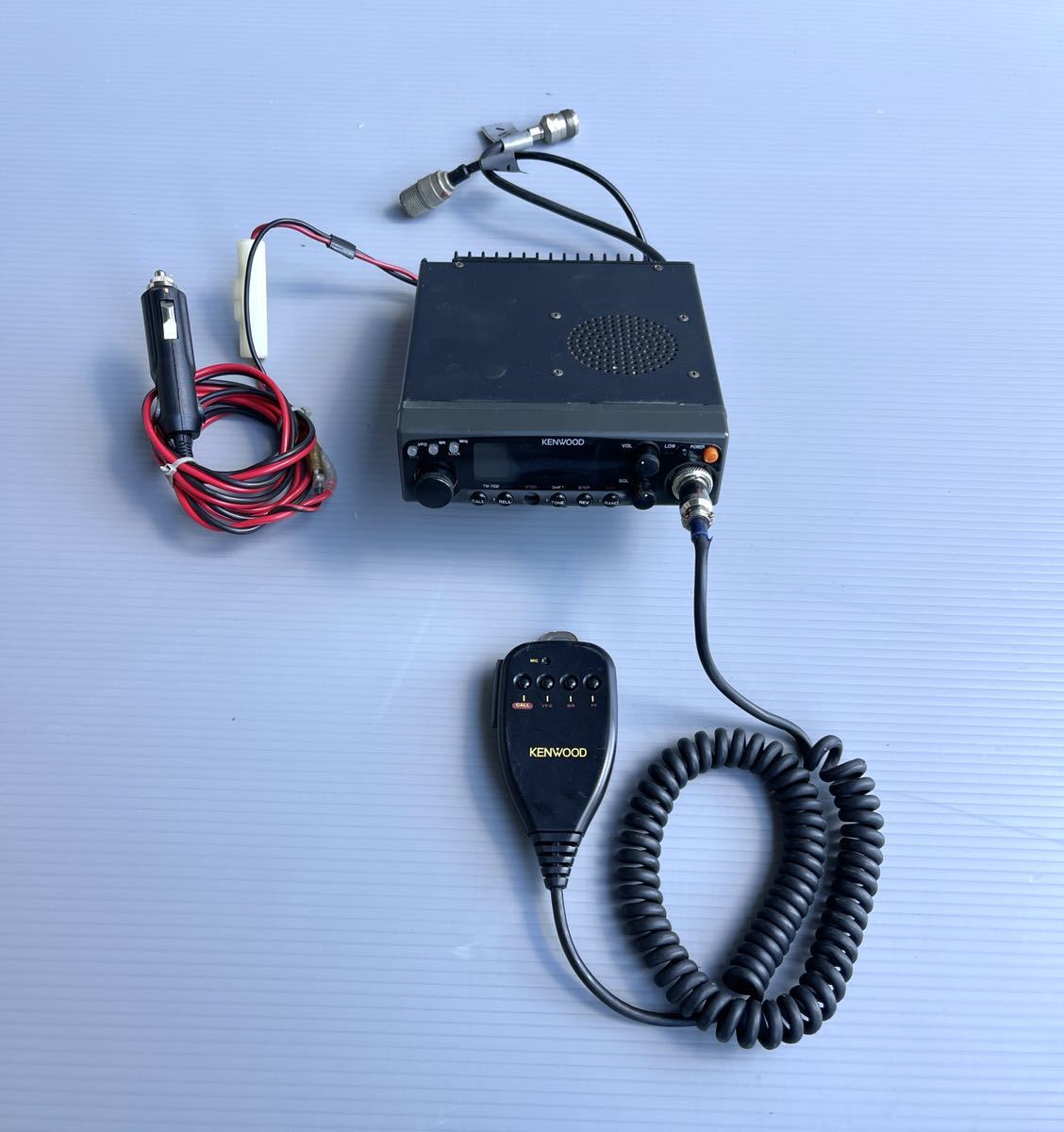 ケンウッド KENWOOD TM-702D 144/430MHz マイク＋電源コード
