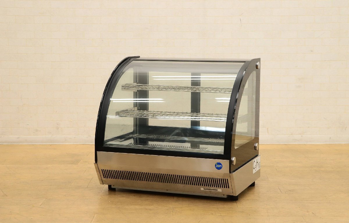 081403K3 JCM 卓上型対面冷蔵ショーケース JCMS-46T 46L 100V 50/60Hz 