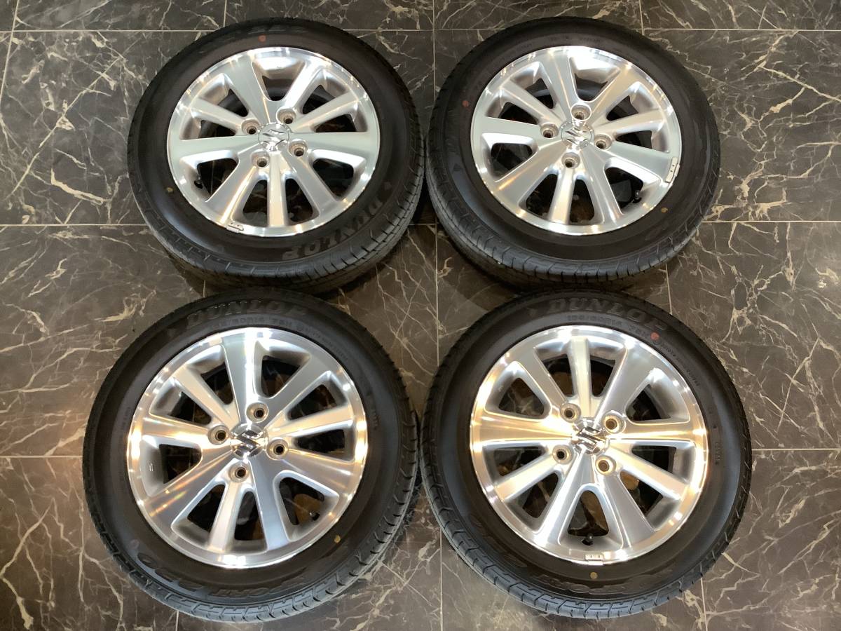【新車外し】【美品】165/60R14　スズキ純正アルミホイール＆タイヤセット　エブリイ　ワゴンR等　　