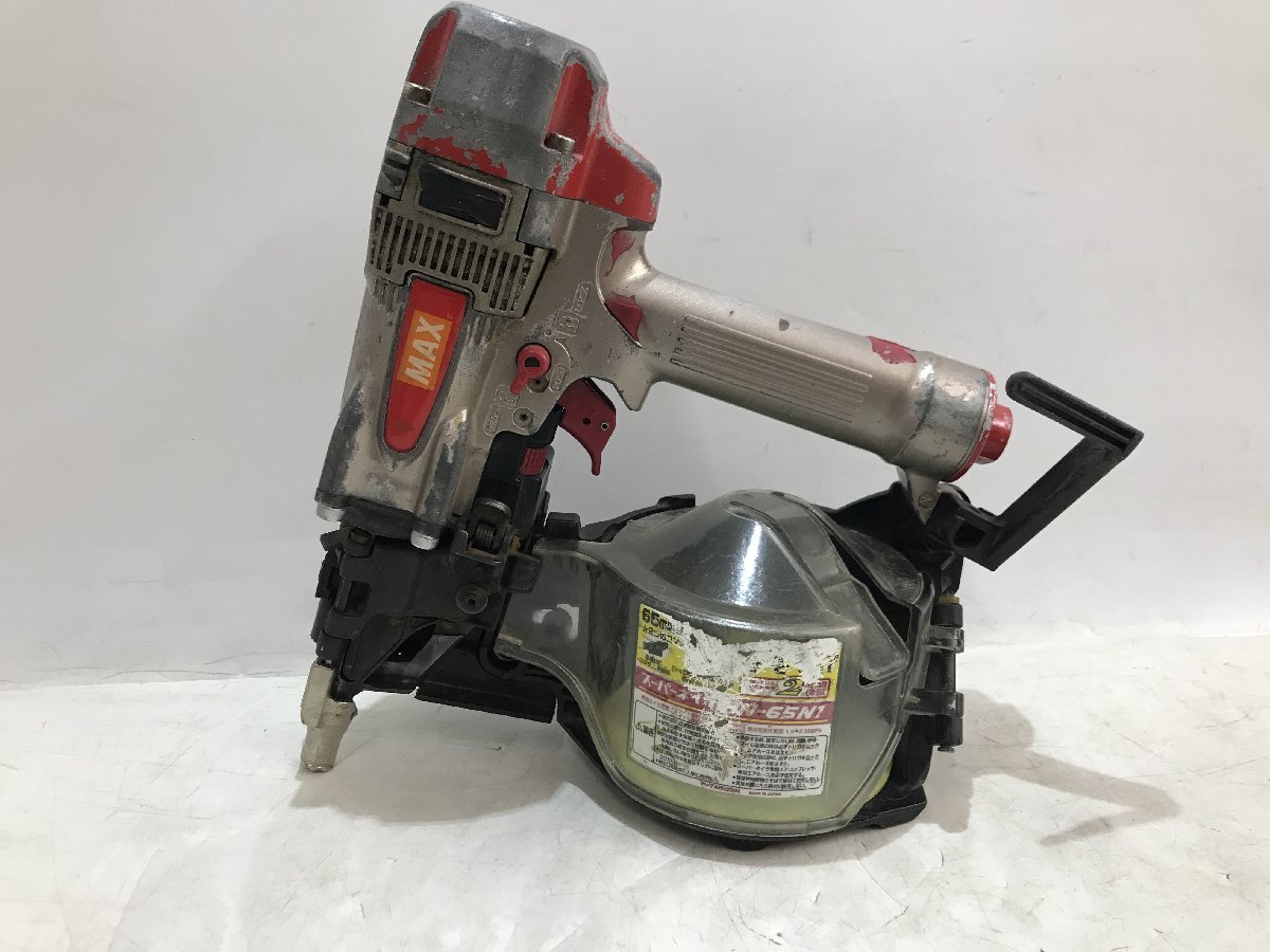【ジャンク品】【カプラ欠品、釘の送り不調】MAX(マックス) 65㎜高圧釘打機 スーパーネイラ HN-65N1　/ITMBY23POE4U