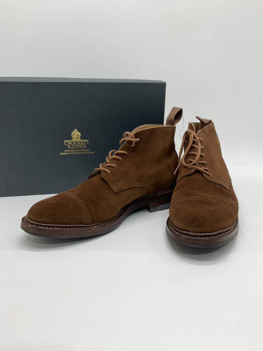 ◇【売り切り】CROCKETT & JONES（クラケット&ジョーンズ）HUMBER レースアップブーツ 7 1/2E（25.5cm）