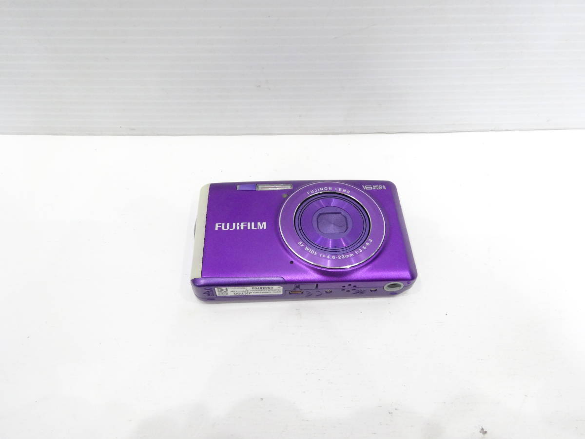 フジフィルム Fujifilm Finepix JX700 パープル 5xb Wide 現状品 A1550 