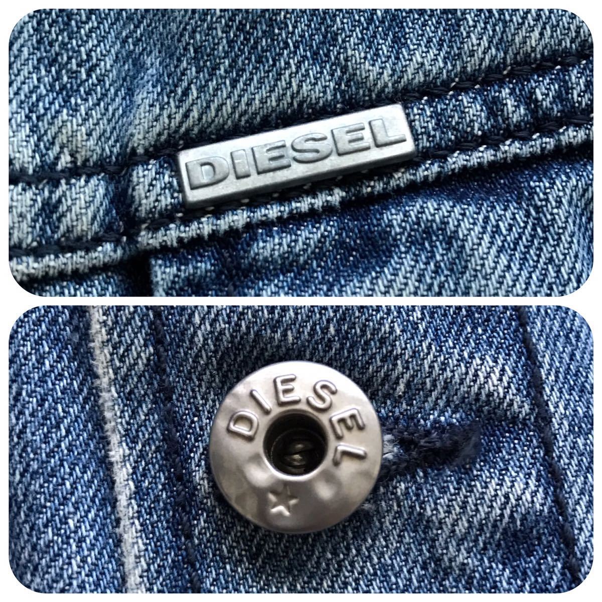 刺繍 DIESEL(ディーゼル) デニムジャケット(メンズ) - ブランド