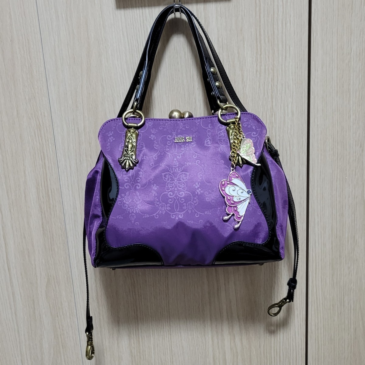 ANNA SUI 鬼滅の刃 コラボ ショルダーバッグ トートバッグ がま口 胡蝶 