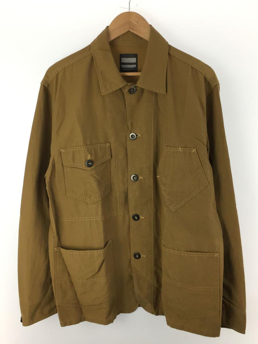 桃太郎ジーンズ◆カバーオール/44/コットン/キャメル/無地/G121171