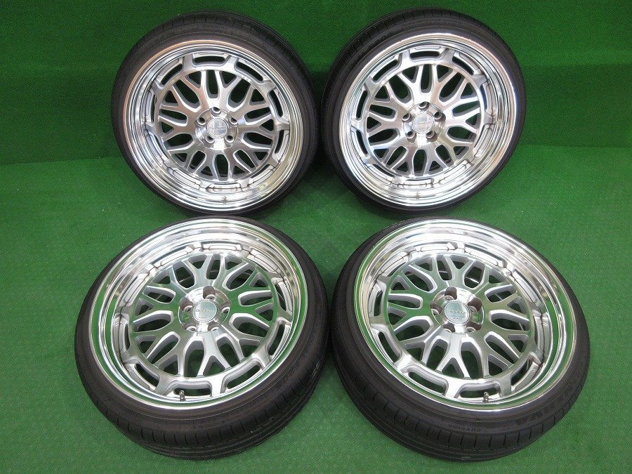 良品☆WORK（ワーク）/seeker MX 18インチ 18×9.5J +35 100-5穴 2022年 