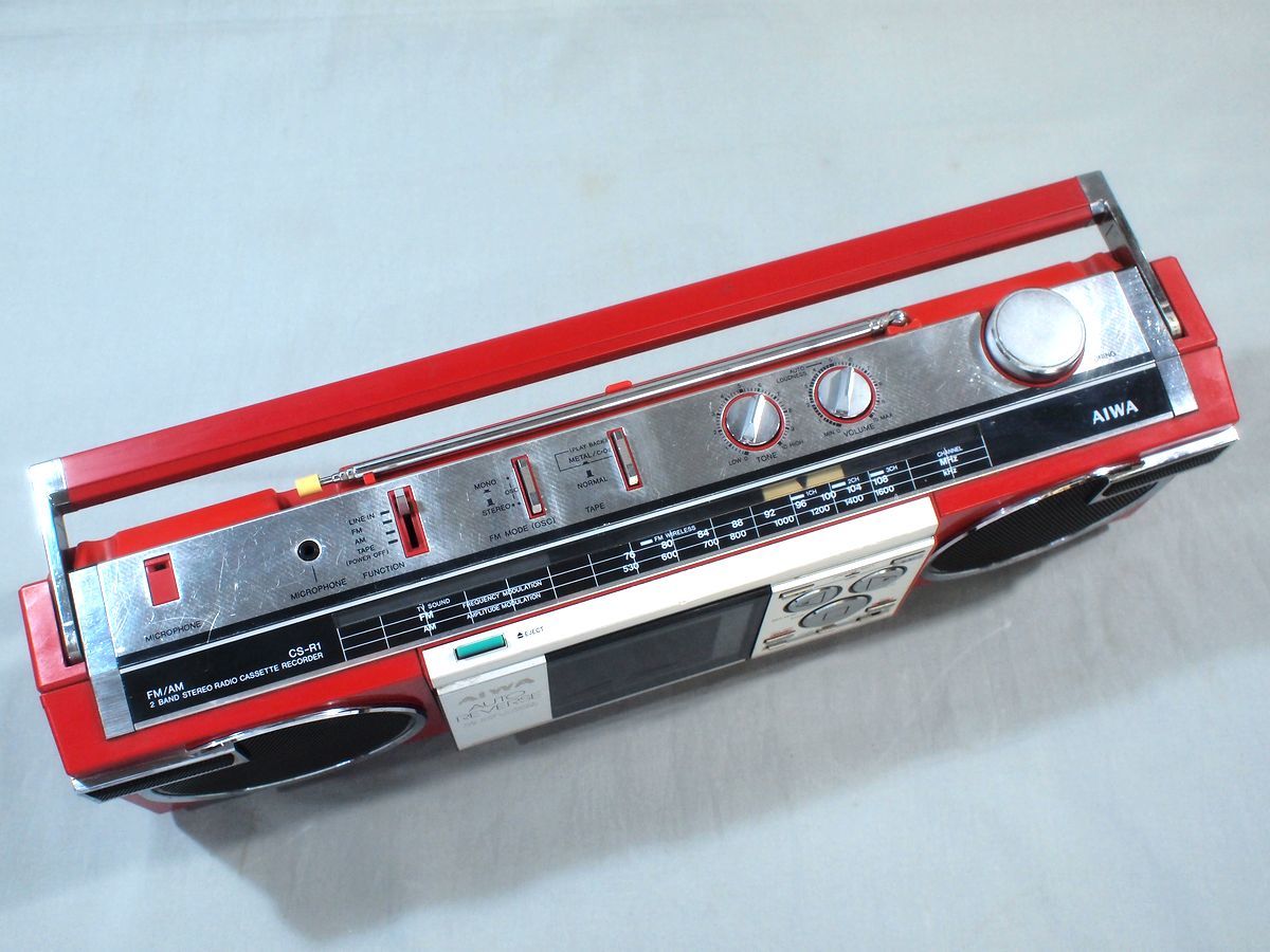 アイワ　AIWA J77 ラジカセ　レトロ Yahoo!オークション -「AIWA J77」の落札相場・落札価格